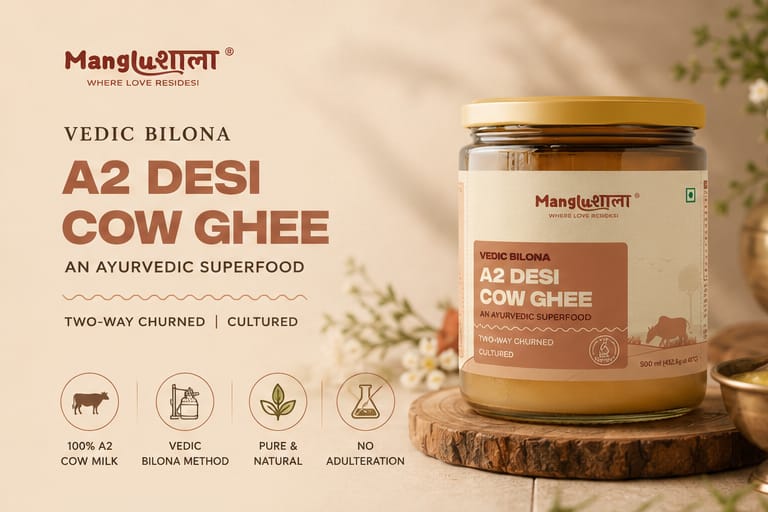 Vedic Bilona A2 Desi Cow Ghee